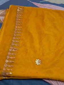 Pure Fabric  Croptop N Silk  Dupatta
