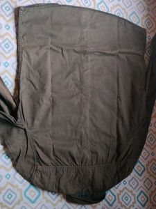 Olive Green Button-Down Shirt