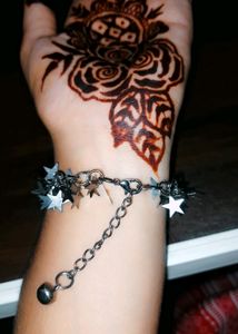 Oxidized Star Bracelet