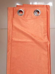 Orange Curtains 9 Ft Set Of 5