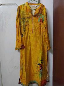 Biba Party Wear Quirky Print Kurta
