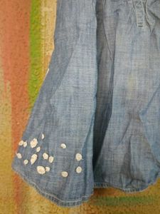 Cute Denim Look Top