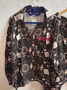 LV brand Patterned Pajama Set