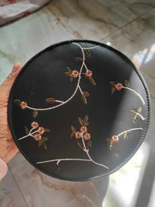 Floral Embroidered Crossbody Bag