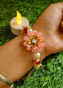 Pink &amp; Golden Adjustable Bracelet✨️