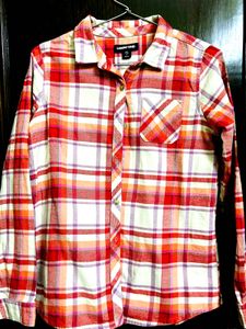 Lands' End Plaid Flannel Shirt