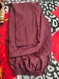 Elegant Purple Gold Pant Kameez