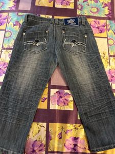Hot Y2k Capri Denim Pants