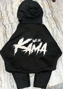 Black Cropped Puffer Jacket