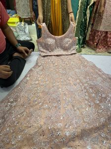 Peach Lehenga For Sell