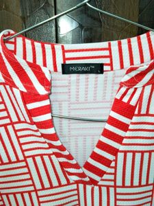 Red &amp; White Patterned Knit✨