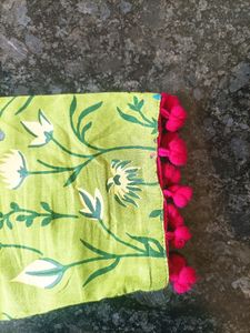 New A line Kurti ❤️with Pom Poms❤️