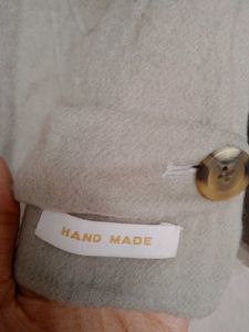 Light Grey Coat with Free Cardigan