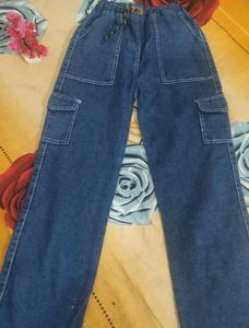 Wide Leg Denim Jeans