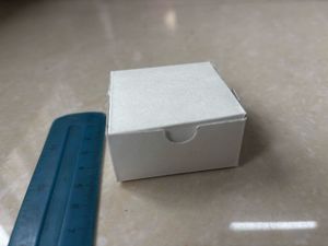 Tiny White Cardboard Box