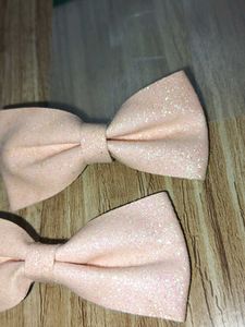 Pink Hair Bow Clips (Set of 2)