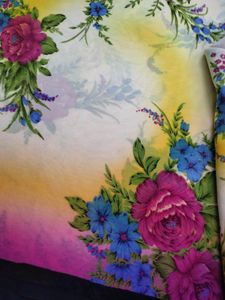 MultiColour Printed Saree