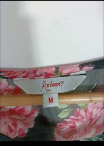 Floral Cold Shoulder Top