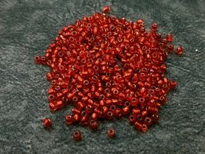 Red Seed Beads