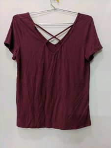 Criss-Cross Back Tee