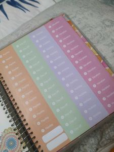 aesthetic planner unused
