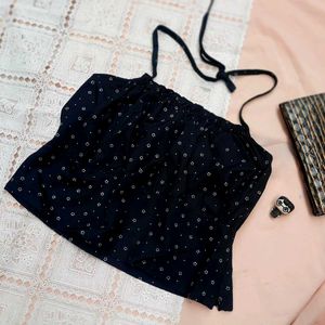Cute Black Star Cami Top