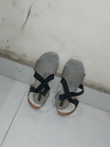 "Silver Mist Sandals"