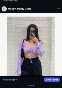 floral lavender top