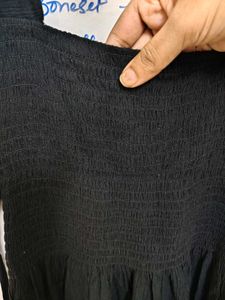 Black Smocked Dress