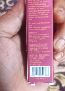 Illa Matte Addict Lipstick
