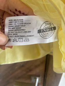 Cute Yellow Flower Dress