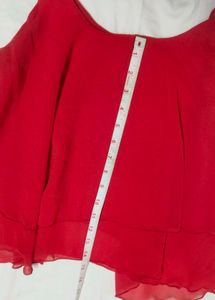 Red Layered Cami Top