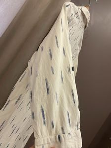 Wrap Dress - Cream &amp; Black Print