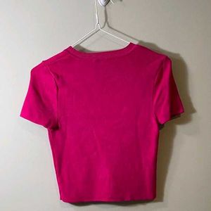 Zara Hot Pink Top