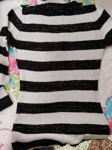Shimmer Top And Sweater Combo Deal