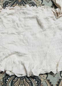 Off-Shoulder Smocked Top (2 pcs)