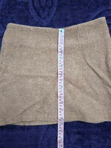 Tan Mini Skirt