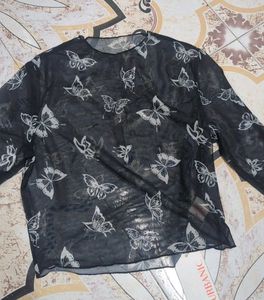Sheer Pullover Tshirt