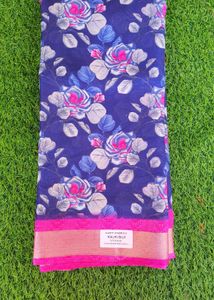 Floral Print Saree Set Of 6