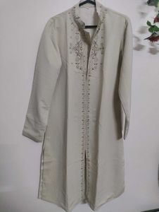 Off-white Sherwani Kurta