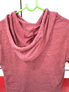 Crop Hudded Top