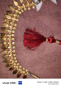 Mother of Pearl &amp; Gold Necklace