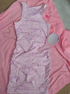 Here &amp;Now Lavender Bodycon Dress