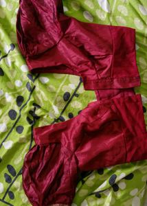 Marron Blouse With Lining