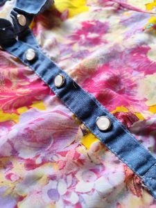 Beautiful Georgette Floral Short Kurti 😍✨