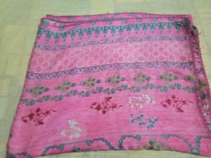 Pink Printed Dupatta