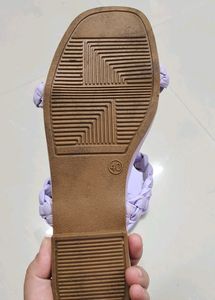Women Lavender Flats For Daily And Office Wear