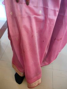 zari saree with beautiful pallu