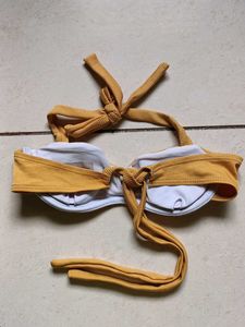 Ribbed Halter Bikini Top