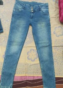 Distressed Blue Denim